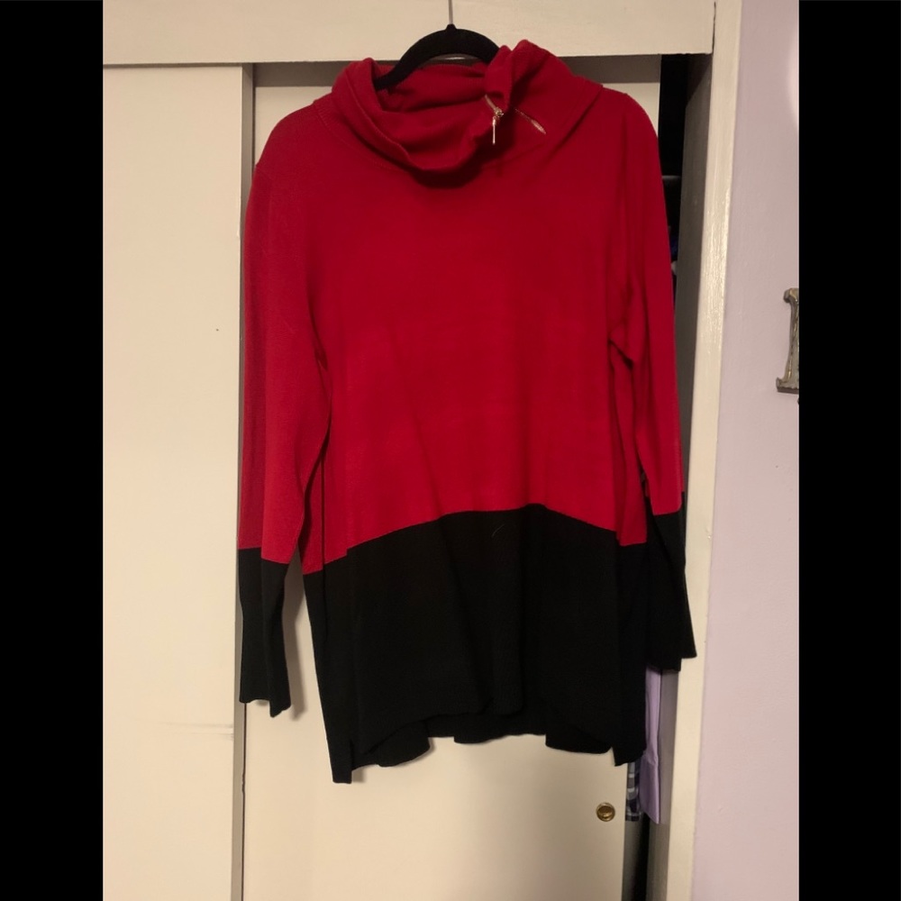 Color block sweater